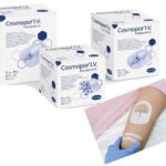 Cosmopor I.V. transparent. Διάφανη αυτοκόλλητη γάζα στερέωσης βελόνης