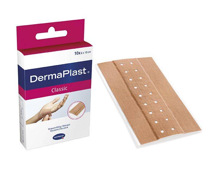 dermaplast-classic-aytokollita-epithemata-mikrotraymaton-6-x-10cm-syskeyasia-10-temachion DermaPlast classic Αυτοκόλλητα επιθέματα μικροτραυμάτων 6 x 10cm συσκευασία 10 τεμαχίων - Image 1