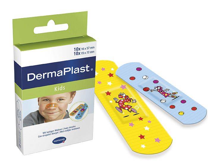 dermaplast-kids-strips-2-megethi-kasetina-20-temachion Dermaplast Kids στριπς 2 μεγέθη κασετίνα 20 τεμαχίων - Image 1