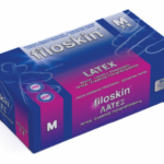 Γάντια Λάτεξ Filoskin Λευκά Με Πούδρα