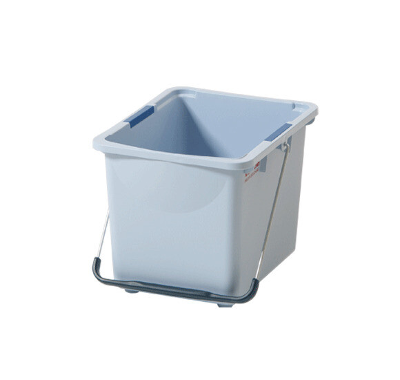 koyvas-gkri-me-klips-15l Κουβάς γκρι με κλιπς 15L - Image 1