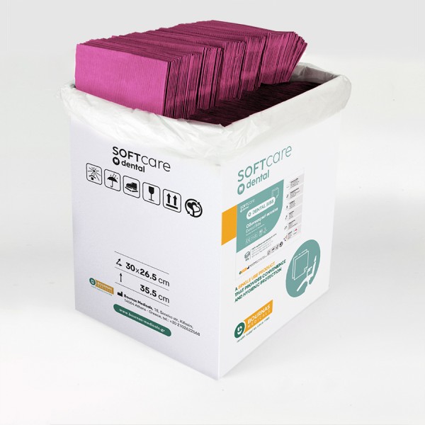 odontiatriki-petseta-foyxia-33cm-x-45cm-choris-dispenser Οδοντιατρική πετσέτα Φουξια 33cm x 45cm (χωρίς dispenser) - Image 1
