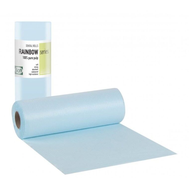 odontiatriko-rolo-galazio-29cm-x-50m Οδοντιατρικό ρολό Γαλάζιο 29cm x 50m - Image 1