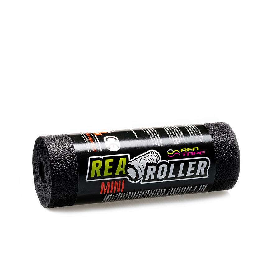 rea-rolletr-kylindros-masaz-mini-mauro Rea Roller Κύλινδρος μασάζ mini - Μαύρο - Image 1