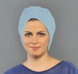 ???????????????????????????????????? Σκουφάκι με λάστιχο στον αυχένα non woven sms - Image 1