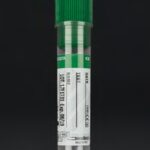 Σωληναρια Πλαστικα,για 1 ml αίμα με K3 EDTA,επίπεδα, με πράσινο πώμα