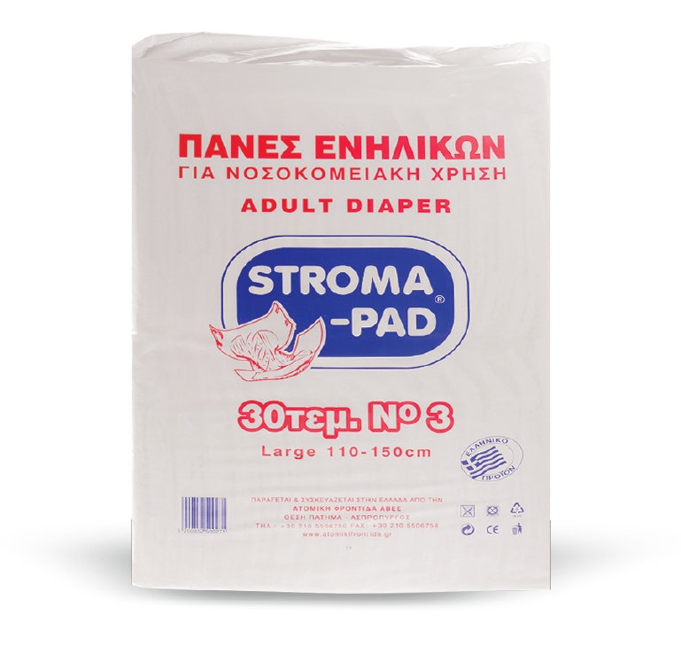 stroma-pad-pana-akrateias-nο-3-large-30tmx Stroma Pad Πανα Ακρατειας Νο3 Large 30τεμ. - Image 1